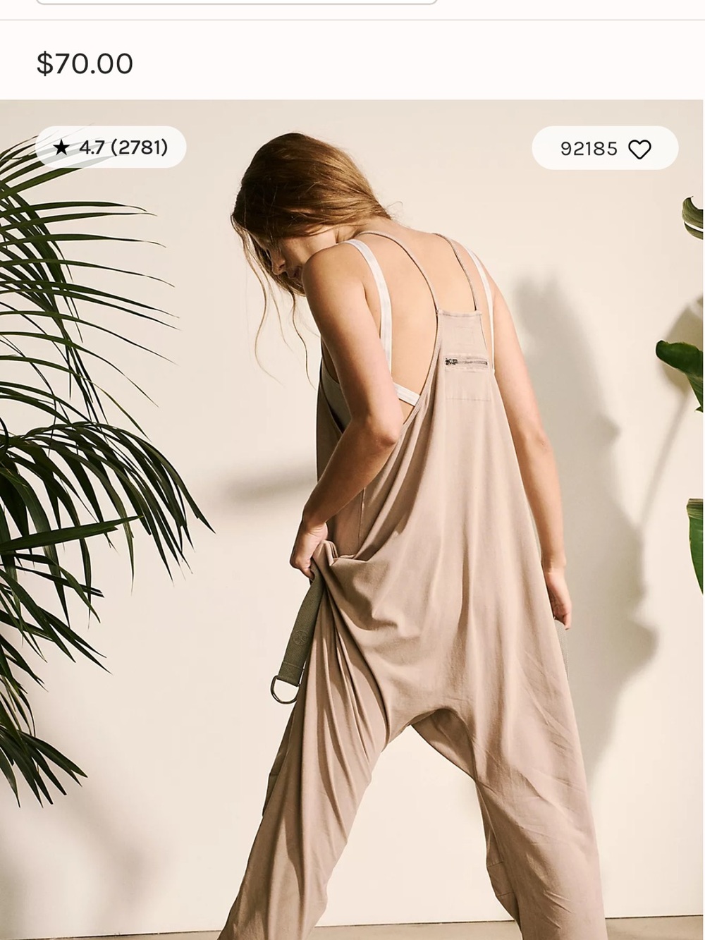 Free People Mocha Hot Shot Onsie- NWT - Picture 8 of 9